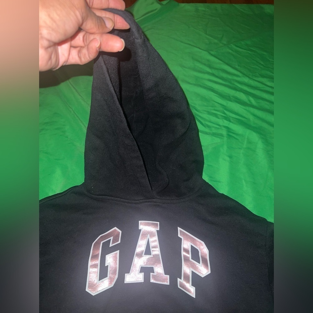 Zara/ Gap Girls Blue Jeans and Hoodie Bundle - Picture 4 of 12